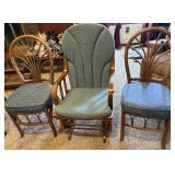 2 Matching Chairs, Vintage Glider Chair