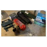 Grill, Air Mattress, Volleyball Net, 2 Folding
