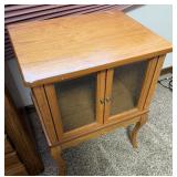 Vintage Wood Accent Cabinet