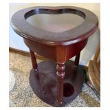 Heart Shaped Shadowbox Display Table