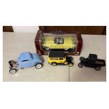 4 Vintage Model Cars