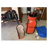 11+/- Power Bilt Golf Clubs (All w/ Covers),