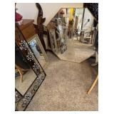 5 Vintage Mirrors or Mirrored Decor