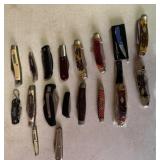 19+/- Misc. Pocket Knives