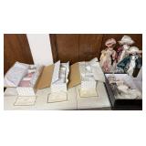8+/- Porcelain Collectible Dolls