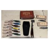 6+/- Frost Cutlery Pocket Knives, 2 Owl Head