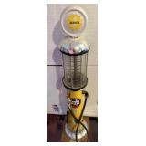 Vintage White Flash Gas Pump Decanter