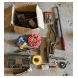 Chisels, Allen Wrenches, Tap/Die Set, Pry Bar,