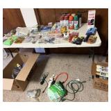 Spray Paint, Hooks, E-Z Steamer, Squeegee,