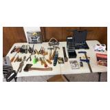 Respirator, Screw Drivers, Hammers, Bar Clamp,
