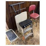 Step Stool, 2-Step Ladder, Folding Table,