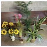5+/- Artificial Plants in Pots, Artificial