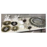 Mirrors, 2 Wall Sconces, Seashell Dï¿½cor