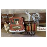 Light Up Welcome Sign, Misc. Decorative Reindeer,