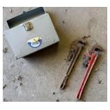 2 Pipe Wrenches, Porta File