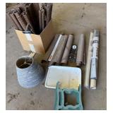 Window Shades, Lamp Shade, Paint Tray, Garage