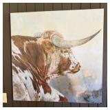 Canvas Cattle Wall Dï¿½cor Print