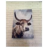 Canvas Cattle Wall Dï¿½cor Print