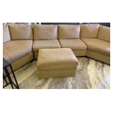 3-Section Sofa w/ Storage Ottoman