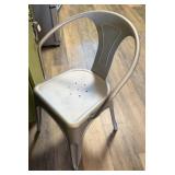 Metal Gray Chair