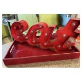 Serving Tray, Eat Light Up Sign