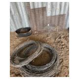 Rolls of Barbed Wire, Misc. Wire