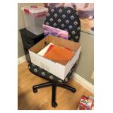 2-Drawer File Cabinet, Office Chair, Small