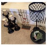 Candle Holders, Pedestal Tray, Table Lamp,