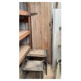 2 Plant Stands, Vintage Barn Door
