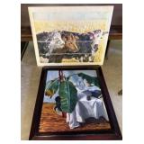 2 Large Wall Art Pieces