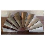 Metal Windmill Piece Wall Hanging