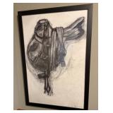 L. Herrera Riding Saddle Framed Art