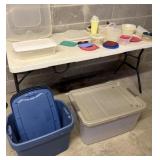 Totes w/ Lids, Misc. Food Storage Containers