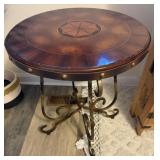 Round Vintage Style Accent Table