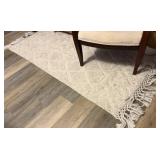White Area Rug Approx. 74" X 4ï¿½.