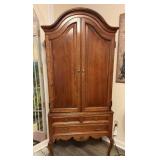 Vintage Wood Media Armoire