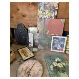 2 Wall Clocks, Mirror, 2 Small Growth Charts,