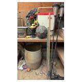 Coleman Cooler, Lantern, Tiki Torches, Metal