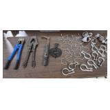 Post Caps, Tension Bands, Bolt Cutters,