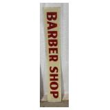 Plastic Barber Shop Single Sided Sign