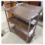 Vintage 3-Tier Rolling Utility Cart