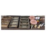 Bread Pans, Tortilla Containers, 2 Vietnam Sea