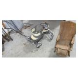 Vintage High Chair, Vintage Baby Stroller/Walker