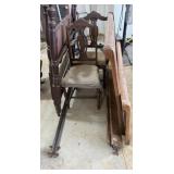 2 Full Size Bedframes, 2 Wooden Chairs