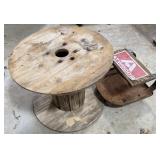 Wooden Spool, Shop Stool