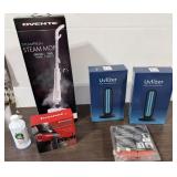 Steam Mop, Portable Vacuum, Lifting Straps,