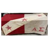 Large Vintage Alpha Sigma Phi Flag