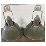 2 General Electric Industrial Lights