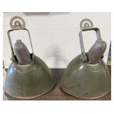 2 General Electric Industrial Lights