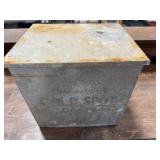 Galvanized Gold Spot Milk Delivery Box